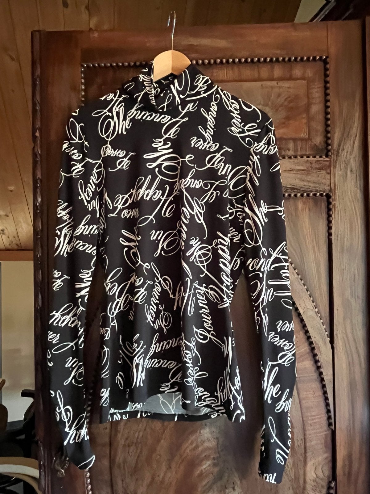 Zwarte longsleeve met turtle neck van Essentiel Antwerp, Maat 38/40 (M), Verzenden, Zwart, Nieuw