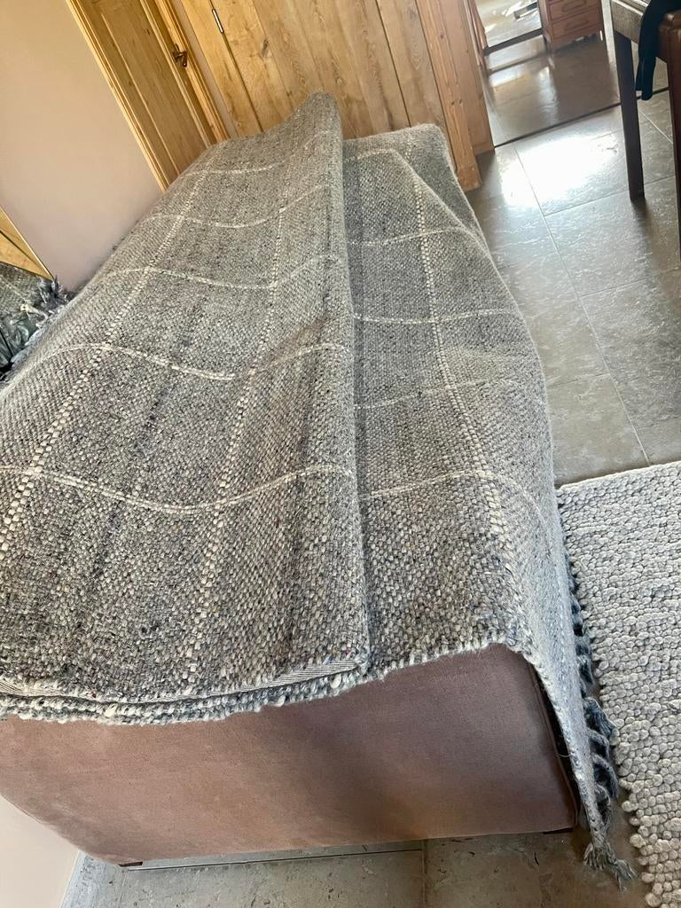 Wollen vloerkleed Brink en Campman 200x280 cm, Ophalen, Beige, 200 cm of meer, Zo goed als nieuw