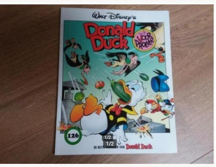 Donald Duck, ''Als voorproever'', nummer 126, Eén stripboek, Ophalen of Verzenden, Zo goed als nieuw