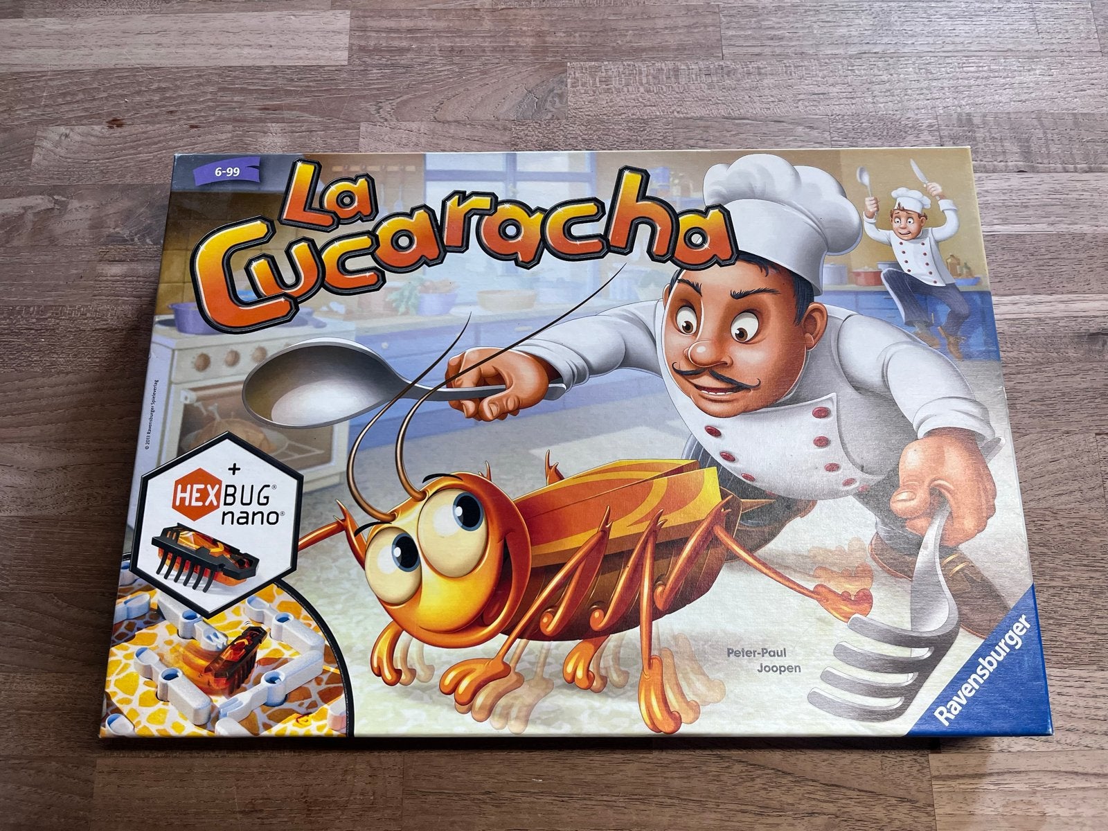 La Cucaracha bordspel met HEXBUG nano, Drie of vier spelers, Ophalen of Verzenden, Gebruikt