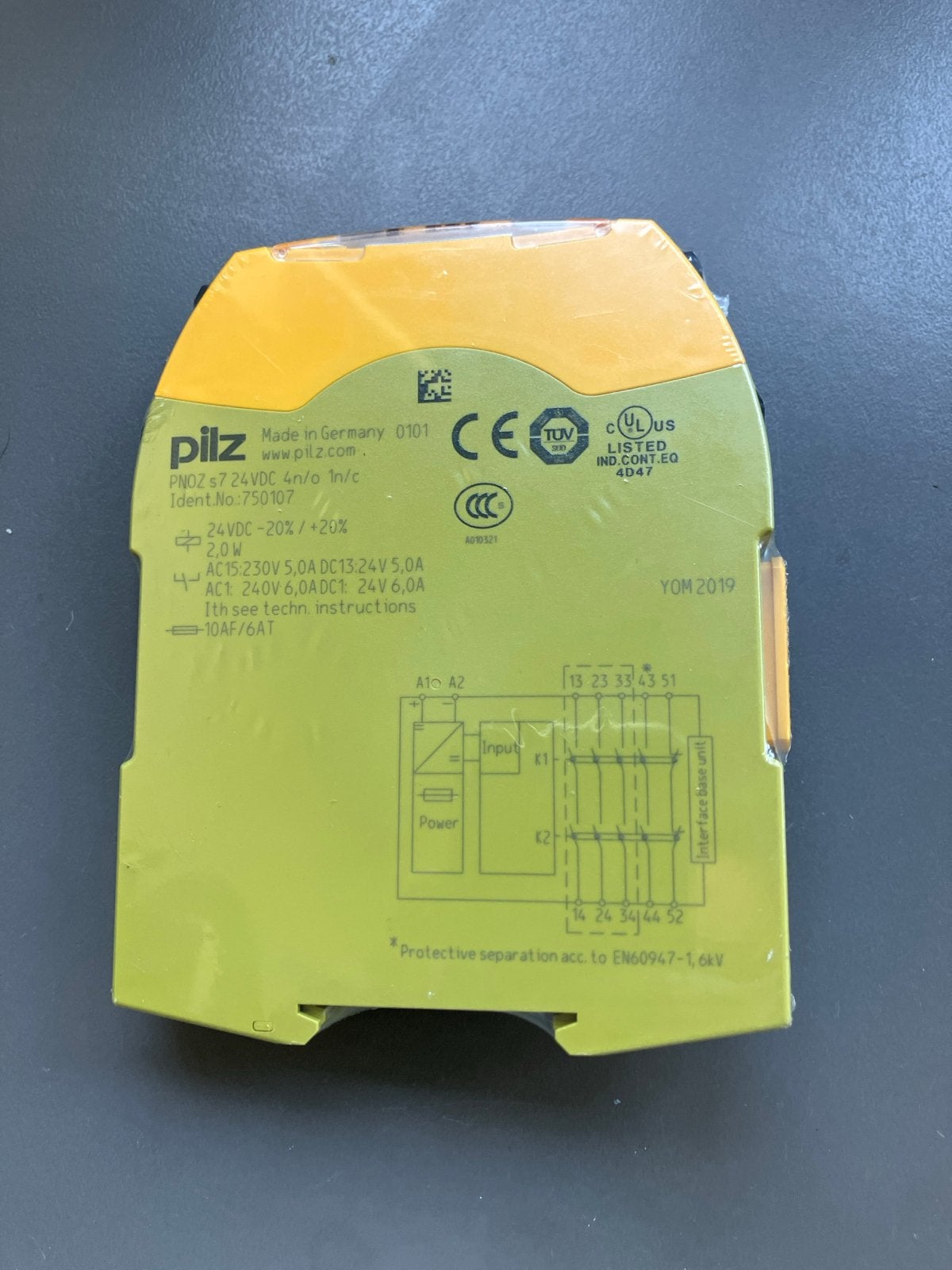 Pilz PNOZ S7 Veiligheidsrelais 3 N/O 1 N/C 24VDC Nieuw, Ophalen of Verzenden, Nieuw