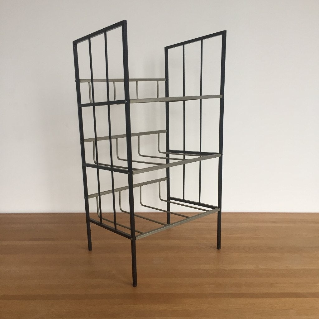minimalist design krantenrek draadmetaal jaren 60 tomado, Gebruikt, Ophalen of Verzenden, Pilastro, Artimeta