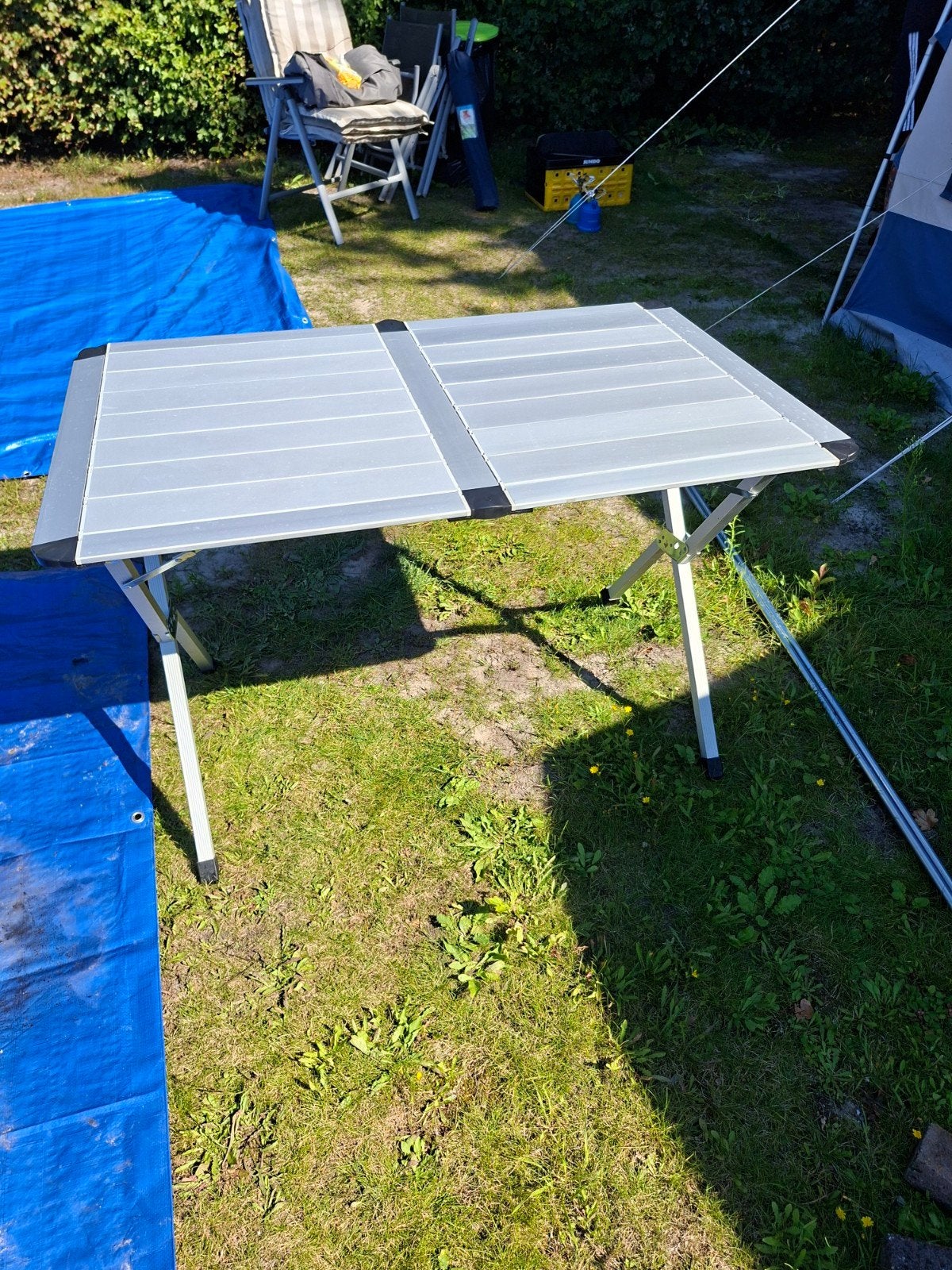 Vrijbuiter Outdoor Inklapbare Tafel met Draagtas, Ophalen, Zo goed als nieuw
