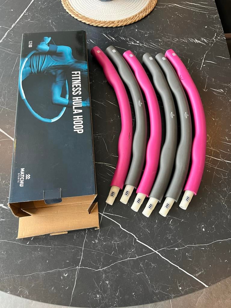 Matchu Sports Fitness Hula Hoop 1.2 KG, Ophalen of Verzenden, Zo goed als nieuw, Fitness hoelahoep