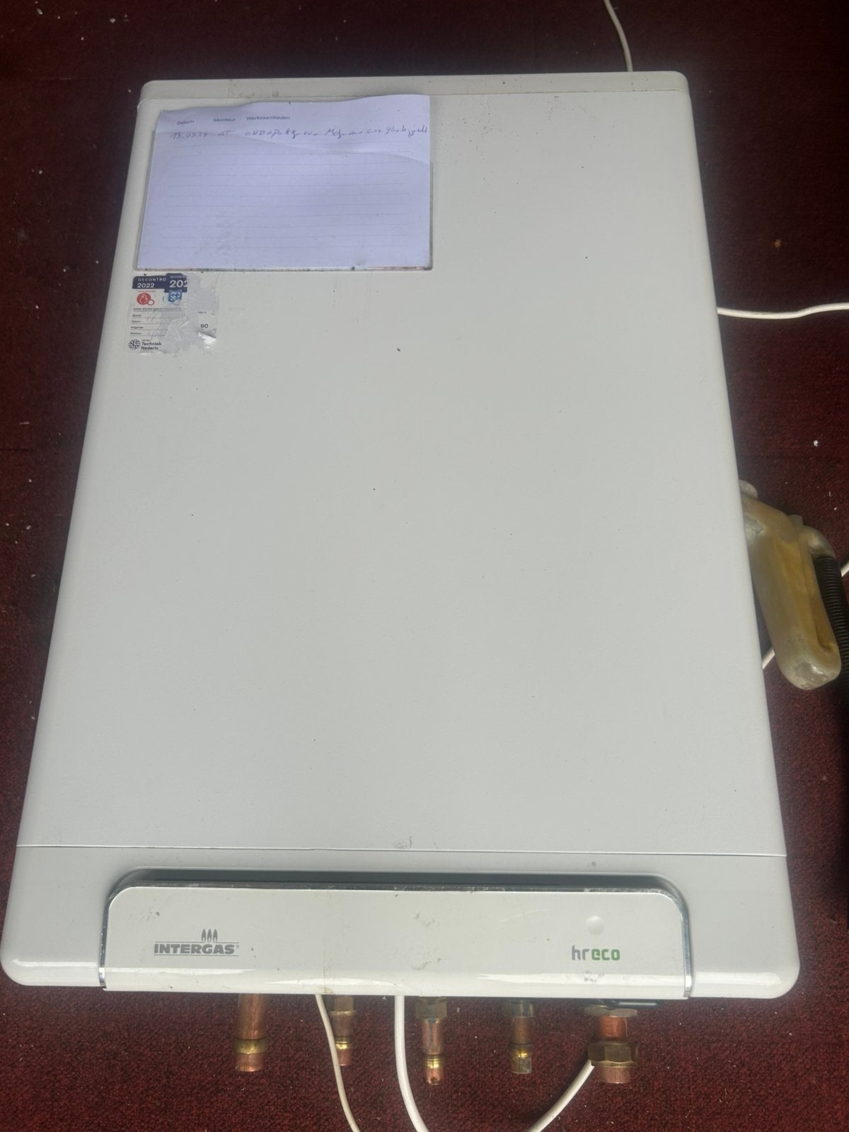 Intergas hr eco 30 cw4 uit 2019, Doe-het-zelf en Verbouw, Verwarming en Radiatoren, 30 tot 80 cm, Cv-ketel of Combi-ketel, Minder dan 60 cm