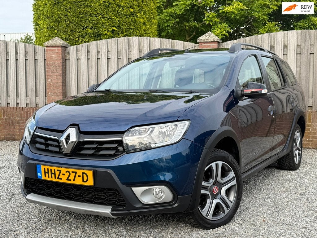 Dacia Logan MCV 0.9 TCe SL Royaal SPECIAALE RNAULT UITVOERIN, 898 cc, Stof, Gebruikt, Blauw