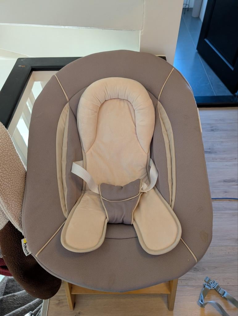 Hauck kinderstoel met accessoires, Ophalen, Gebruikt, Meegroeistoel, Stoelverkleiner