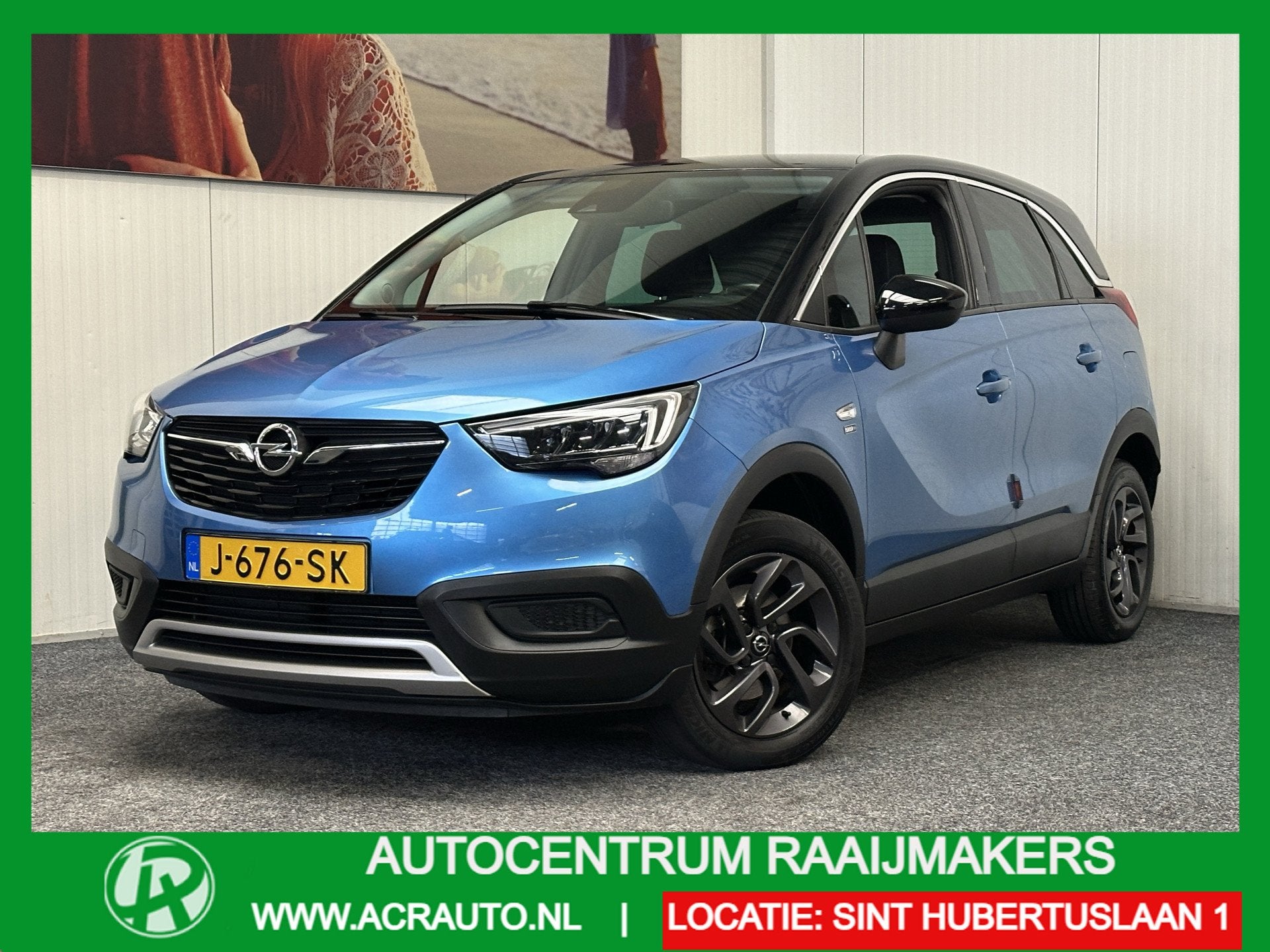 Opel Crossland X 1.2 TURBO EDITION 2020 AUTOMAAT NAVIGATIE V, Auto's, Dealer onderhouden, Gebruikt, 1199 cc, Blauw
