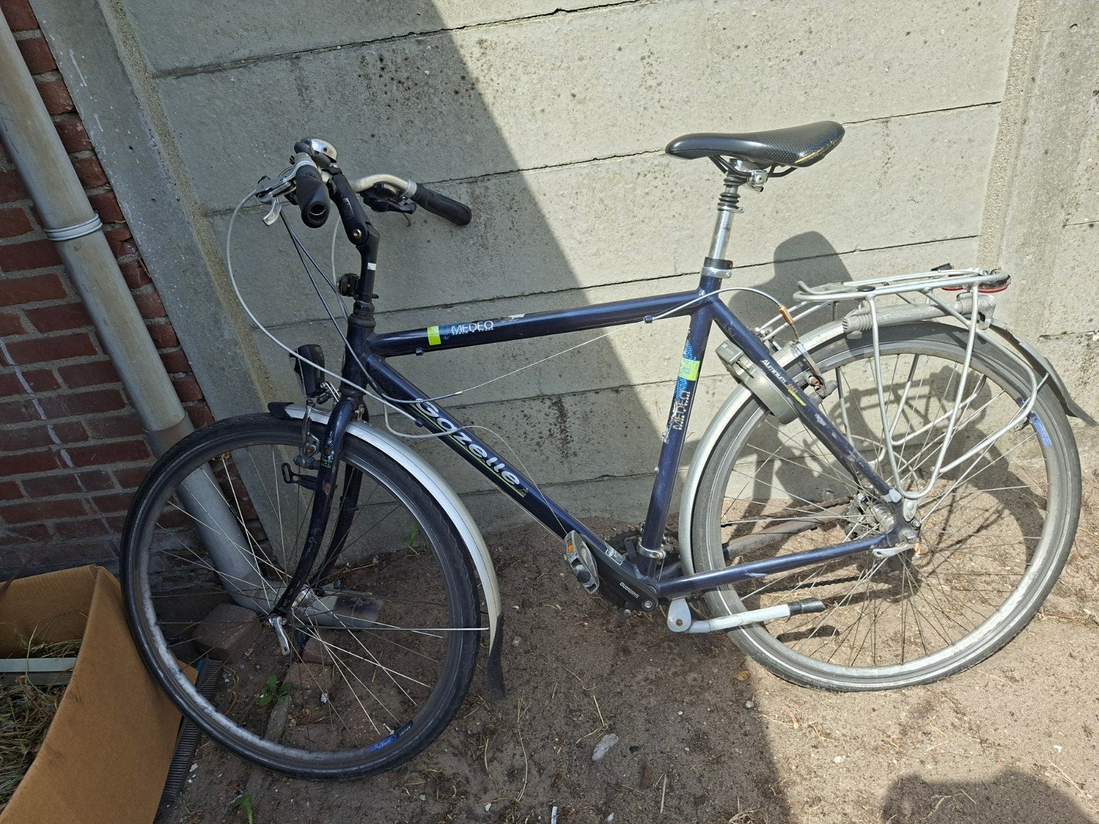 Gazelle fiets - lampen defect, Versnellingen, Ophalen of Verzenden, Gazelle, Trommelrem