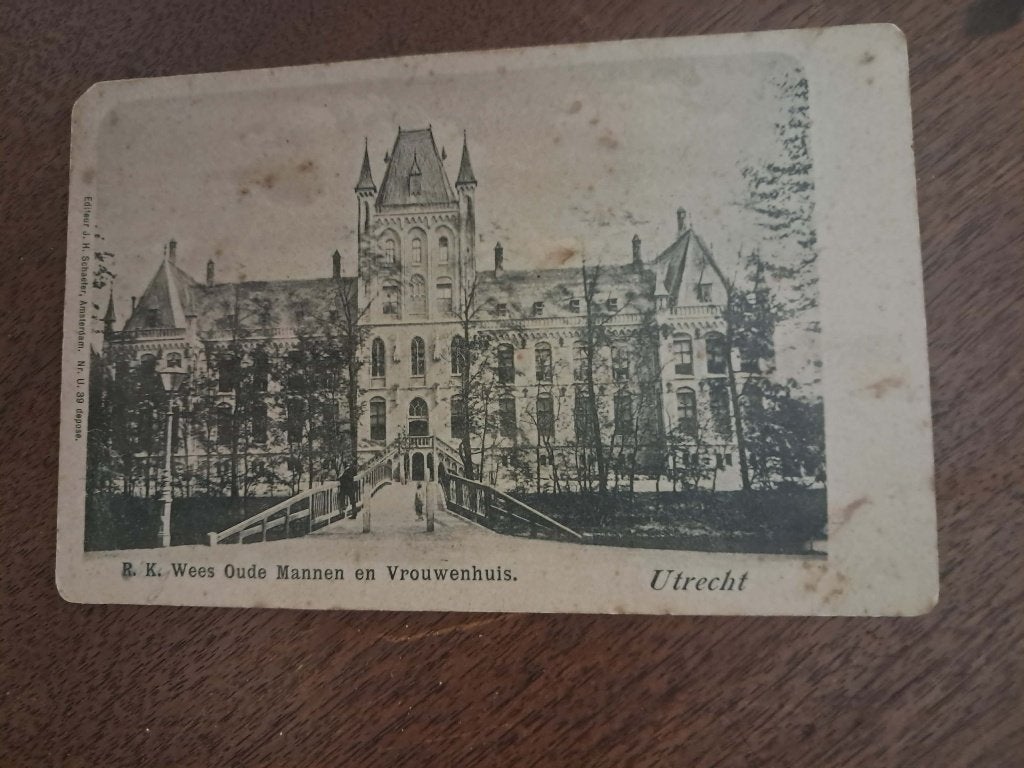 Antieke briefkaart Utrecht, Verzenden, Voor 1920, Ongelopen, Utrecht