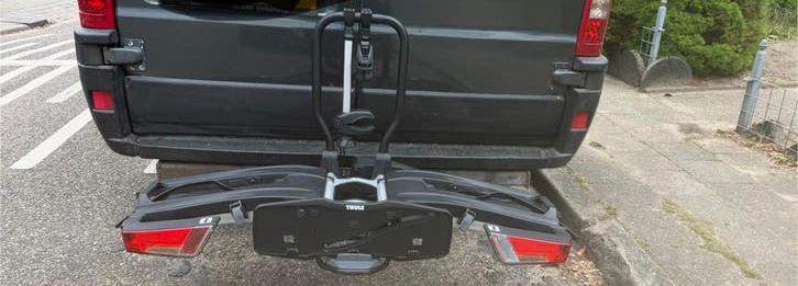 Thule EasyFold XT 933– Fietsendrager voor 2 (E-)bikes, Elektrische fiets, Ophalen of Verzenden, Zo goed als nieuw, 2 fietsen