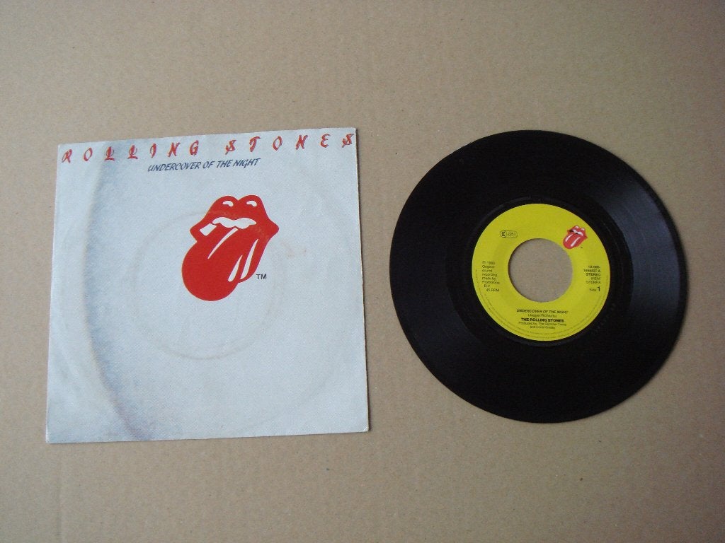 Rolling Stones Undercover Of The Night 7" Vinyl single, 7 inch, Ophalen of Verzenden, Pop, Overige typen