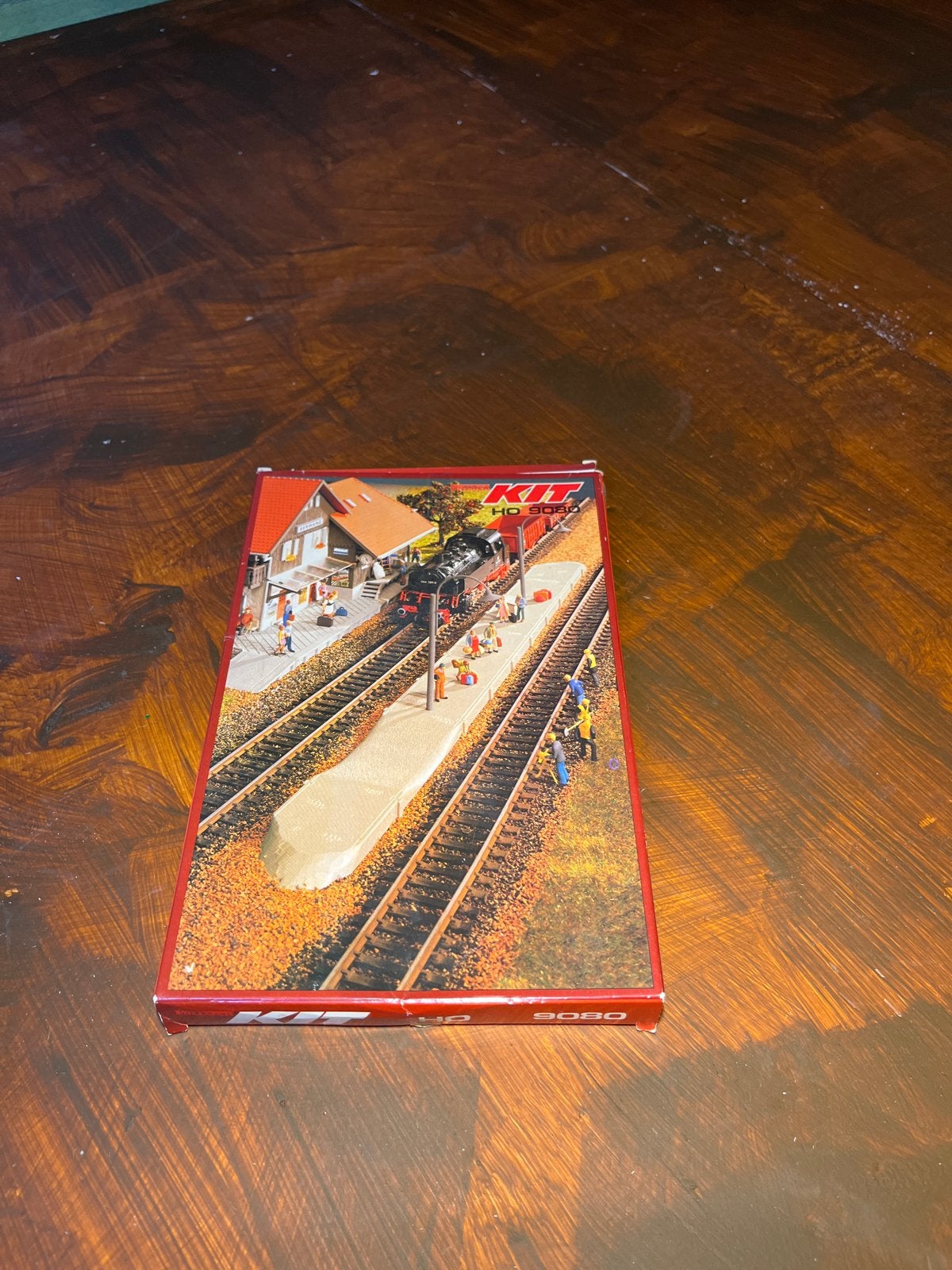 KIT HO 8080 Station en perron modelbouw, Ophalen of Verzenden, Nieuw, Brug, Tunnel of Gebouw, Overige merken