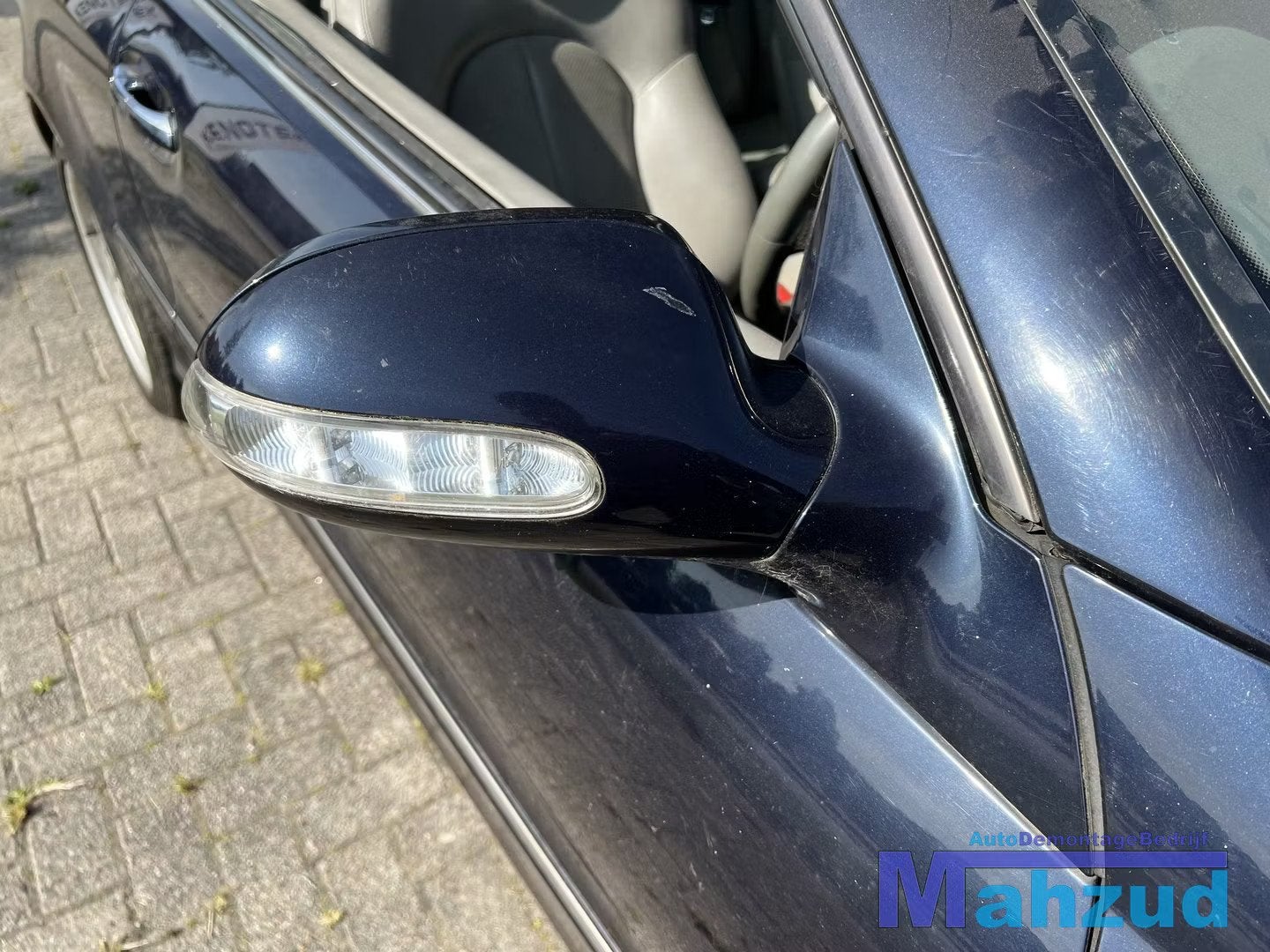MERCEDES CLK W209 K359 BLAUW rechts spiegel 2003-2010, Auto-onderdelen, Gebruikt, Mercedes-Benz AG, Mercedes-Benz, Ophalen of Verzenden