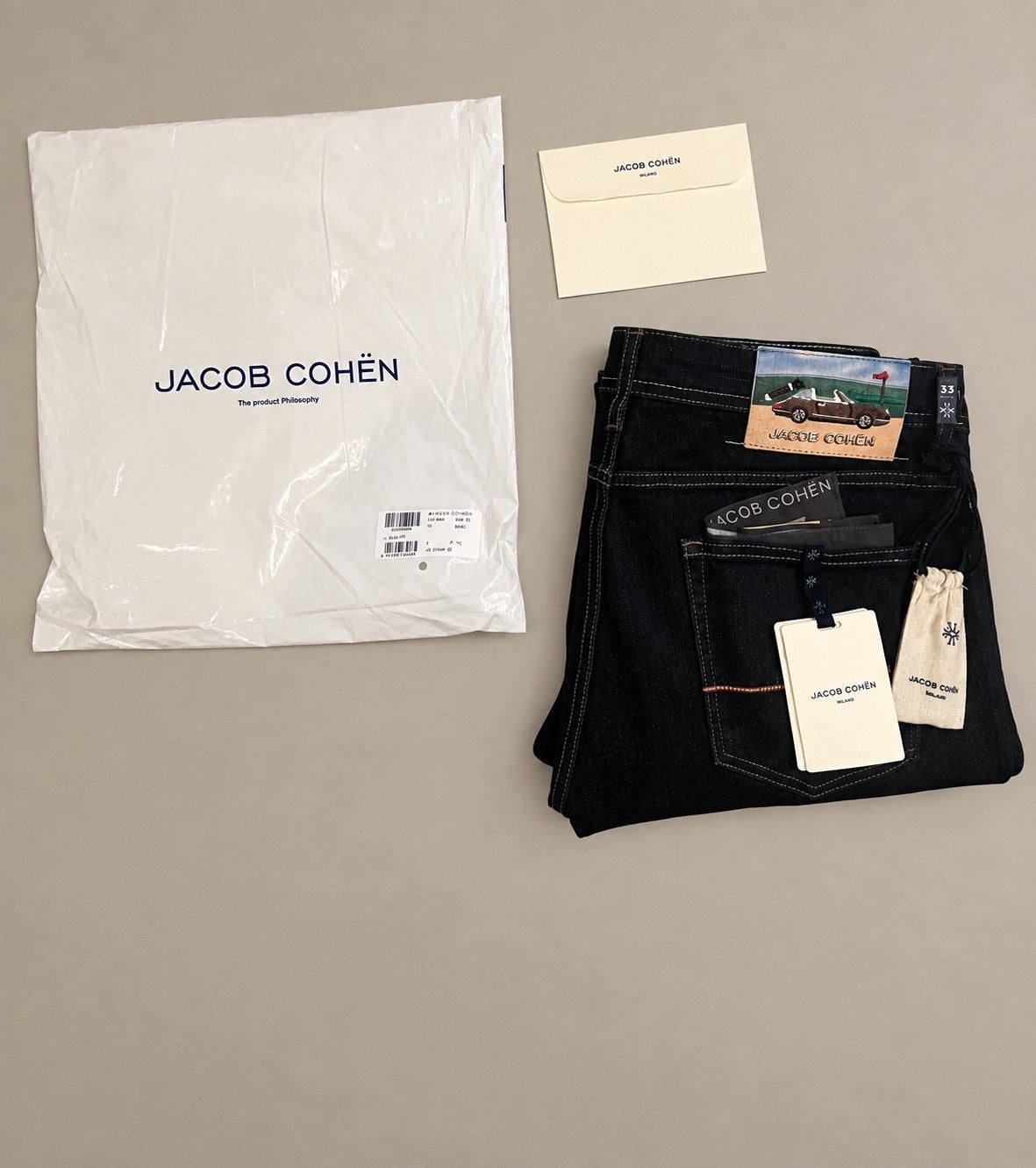 Nieuwe Jacob Cohën spijkerbroek maat 33, Verzenden, Nieuw, Blauw, W33 - W34 (confectie 48/50)