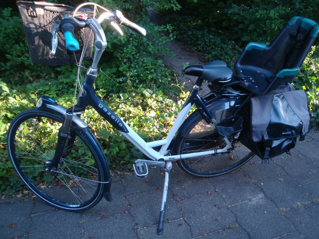 Gazelle dames fiets Montreu Ltd met mandje en kinderzitje., Ophalen, Gebruikt, Versnellingen, 56 cm of meer
