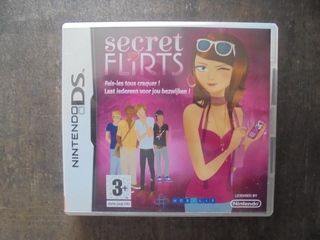 Secret Flirts voor DS (zie foto's), 1 speler, Ophalen of Verzenden, Gebruikt, Vanaf 3 jaar