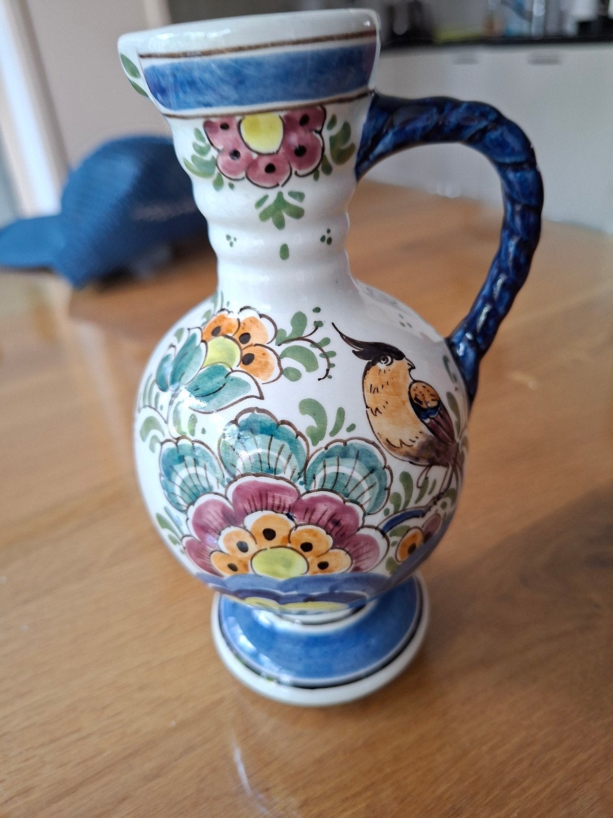 Polychrome Handgeschilderde Hollandse Kan - 16 cm, Ophalen of Verzenden