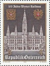 OOSTENRIJK 1983 Weense Raadhuis, Michel: 1752, Postfris., Verzenden, Postfris