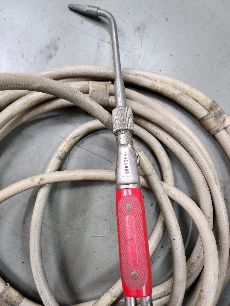 Snijbrander met slangen, Ophalen of Verzenden, Gebruikt, Minder dan 150 ampère, Overige typen