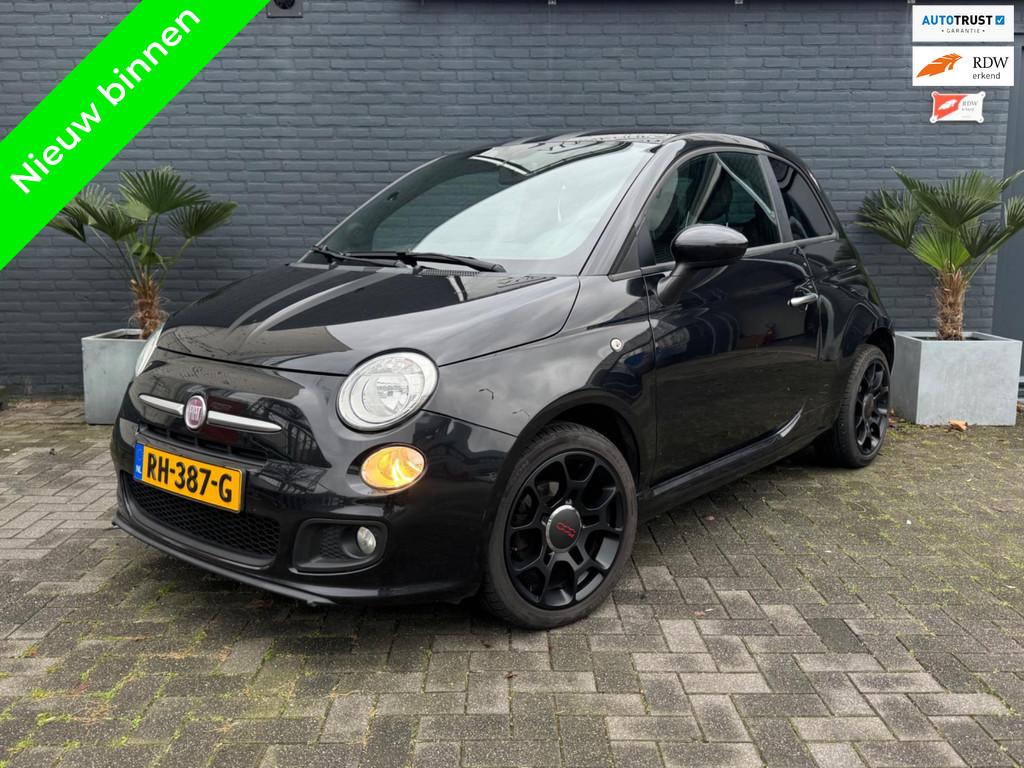 Fiat 500 1.2 Sport Virtual Blue&Me! Inruil mogelijk!, Auto's, Gebruikt, 4 cilinders, 840 kg, Leder en Stof
