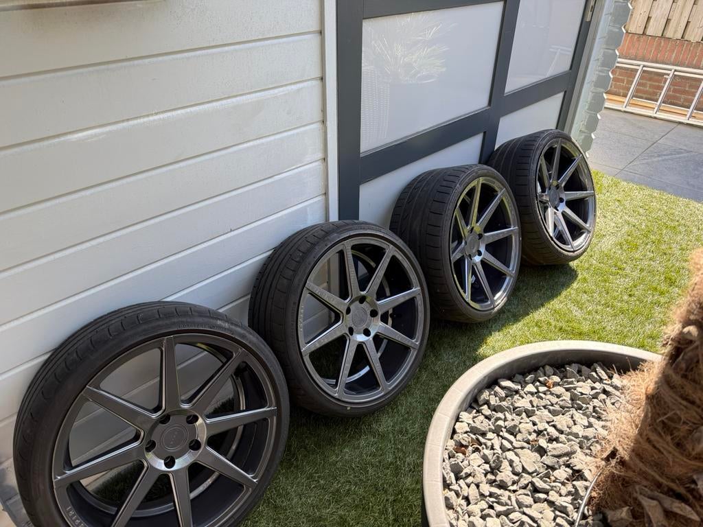 BMW 20” Breedset Ispiri ISR8 – Zo goed als nieuw, Ophalen, 20 inch, Zomerbanden, Band(en)