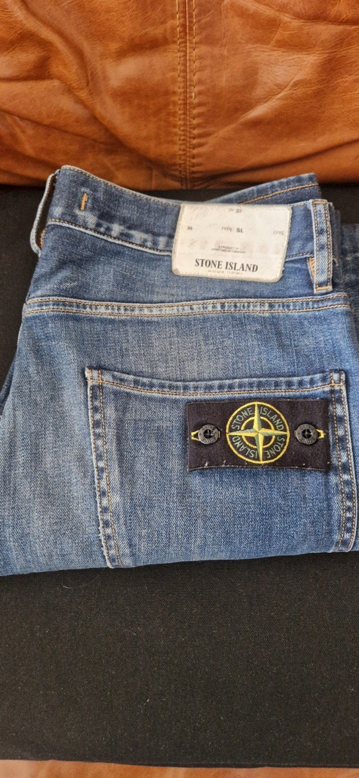 Stone Island Jeans W32 - W34, Blauw, W32 (confectie 46) of kleiner, Ophalen of Verzenden, Stone Island