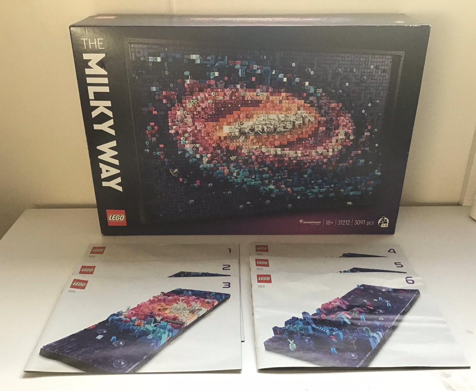 Lego Art 31212 - The Milky Way Galaxy, Ophalen of Verzenden, Zo goed als nieuw