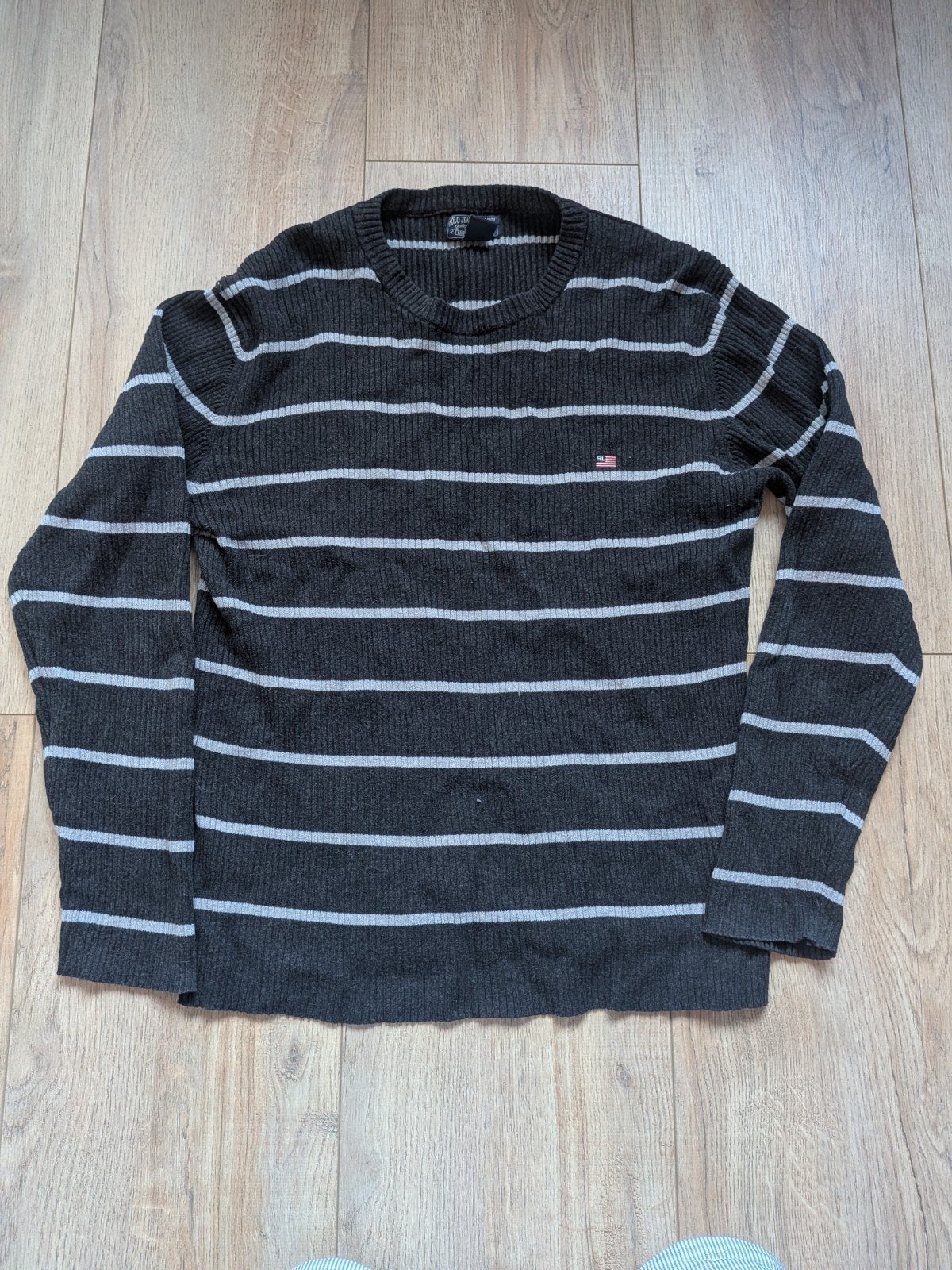 Vintage Ralph Lauren Trui - Maat L, Kleding | Heren, Maat 52/54 (L), Ralph Lauren, Ophalen of Verzenden, Grijs