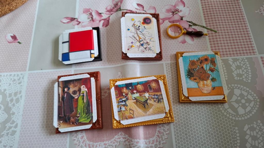 ZURU Mini Brands Masterpieces set van 5 schilderijen, Ophalen of Verzenden, Zo goed als nieuw, Decoratie