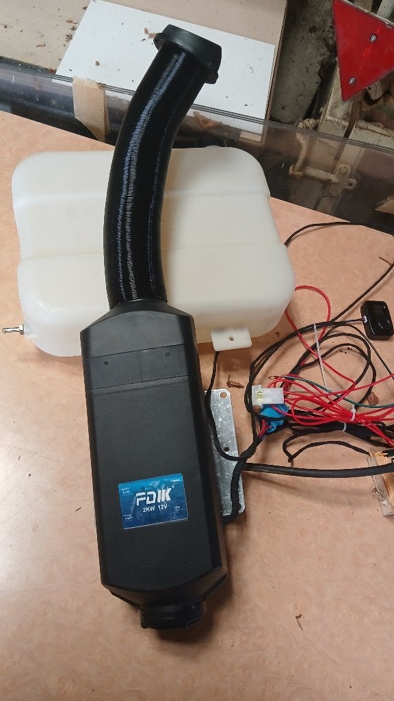 Dieselkachel 12volt FDIK ,geen vevor, Ophalen, Zo goed als nieuw