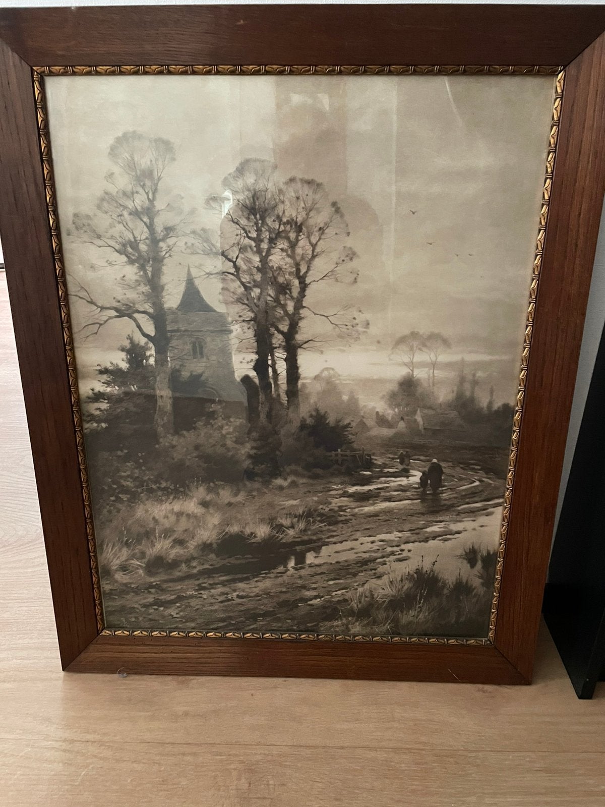 Ernest Stanton - romantisch pastorale prent (1897), Ophalen