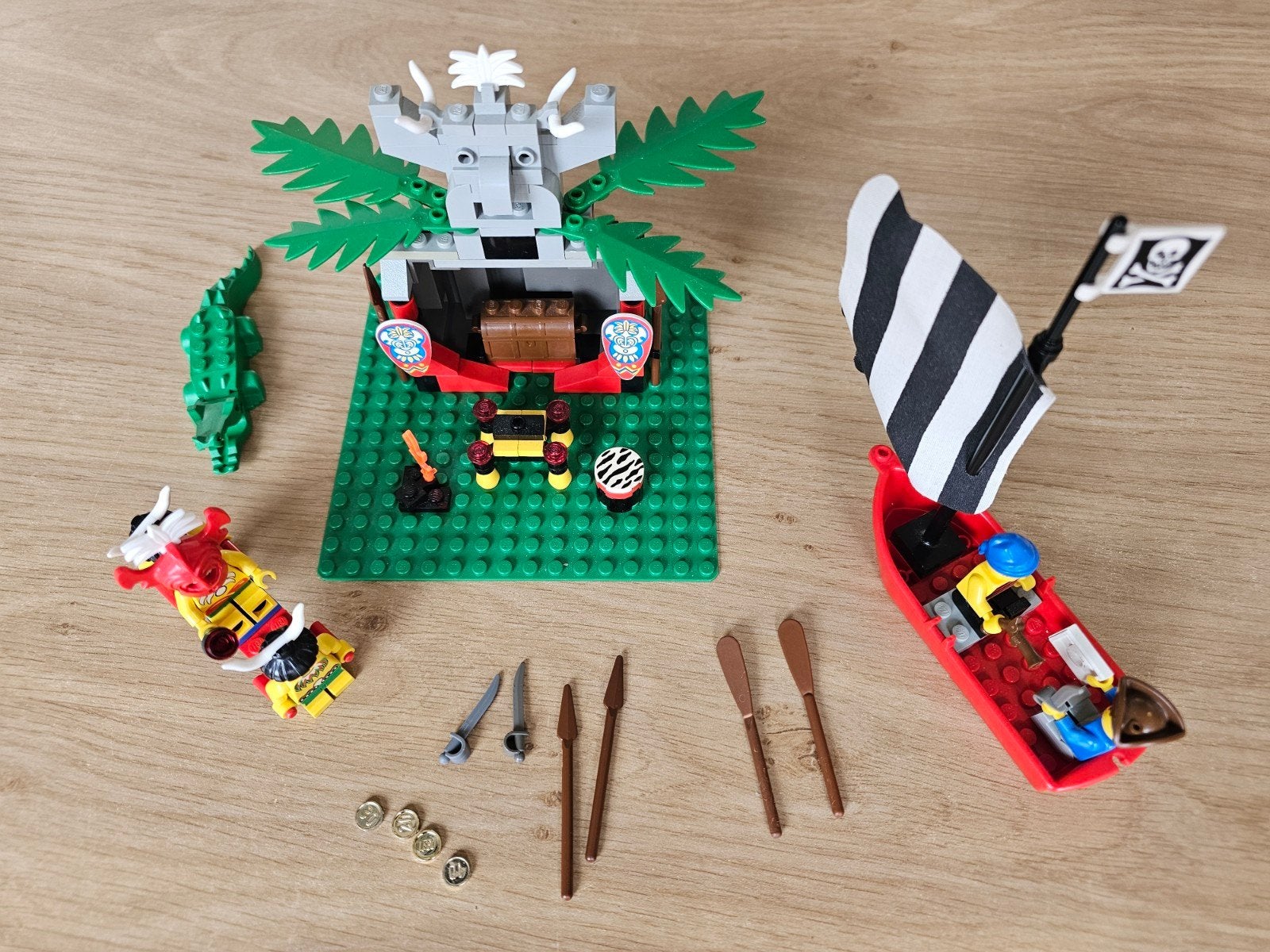 LEGO Pirates 6262 - King Kahuka’s Throne - met boekje, Ophalen of Verzenden, Gebruikt