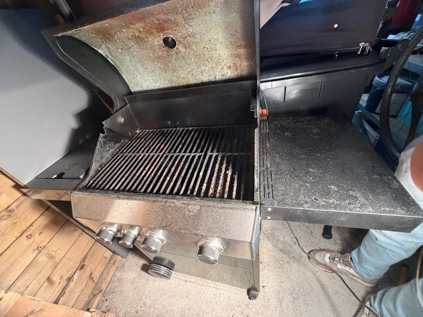 BBQ Park gasbarbecue met afdekhoes, Ophalen, Gebruikt, Central Park