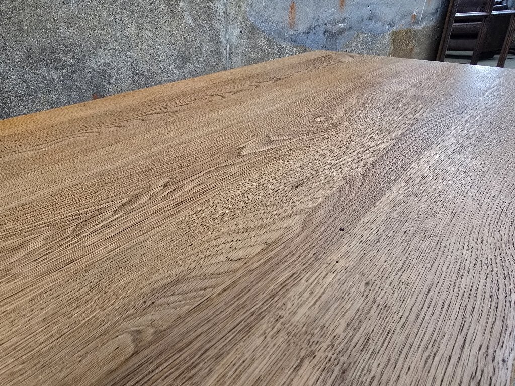 Eiken Deens Design Salontafel by H. Wegner & A Tuck Vintage, Gebruikt, 100 tot 150 cm, Eikenhout, 50 tot 100 cm