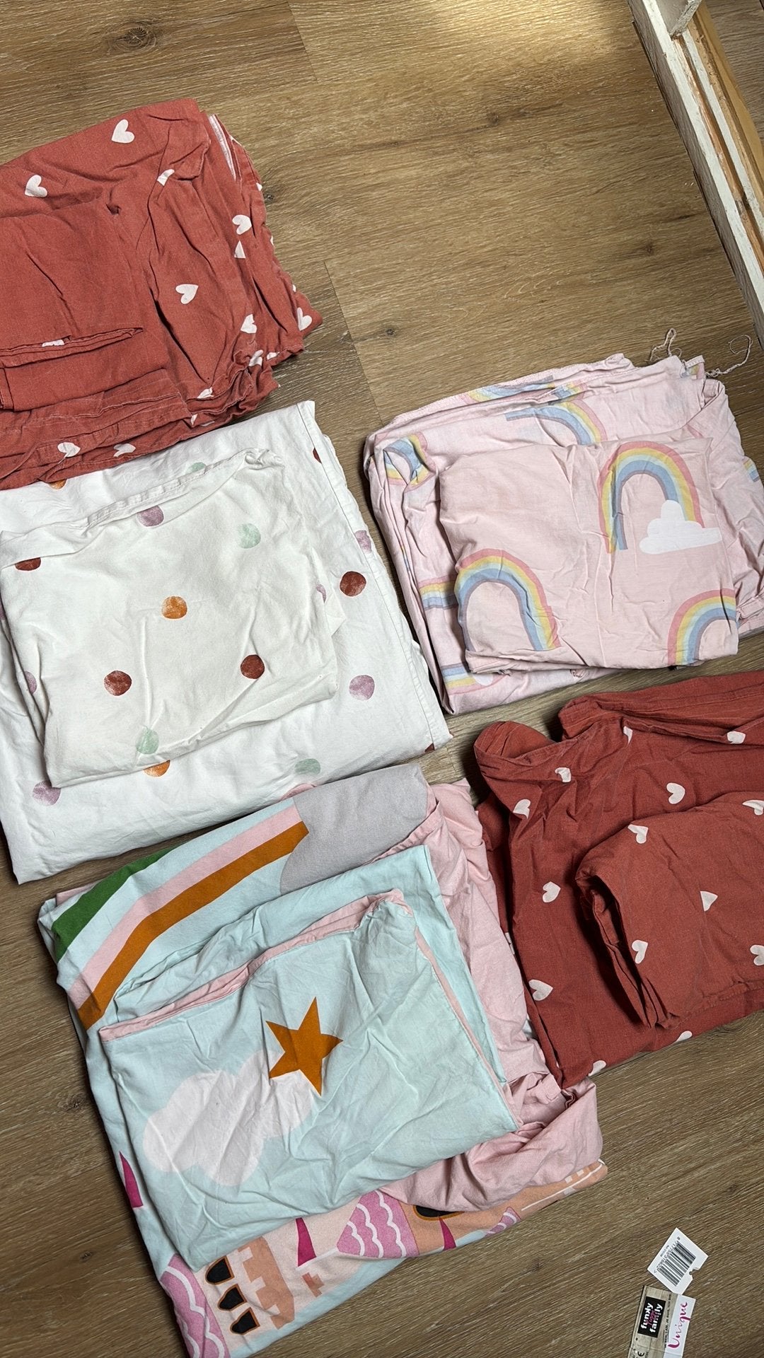 Peuterdekbed overtrekken., Kinderen en Baby's, Kinderkamer | Beddengoed, Ophalen, Gebruikt, Overige kleuren, Meisje