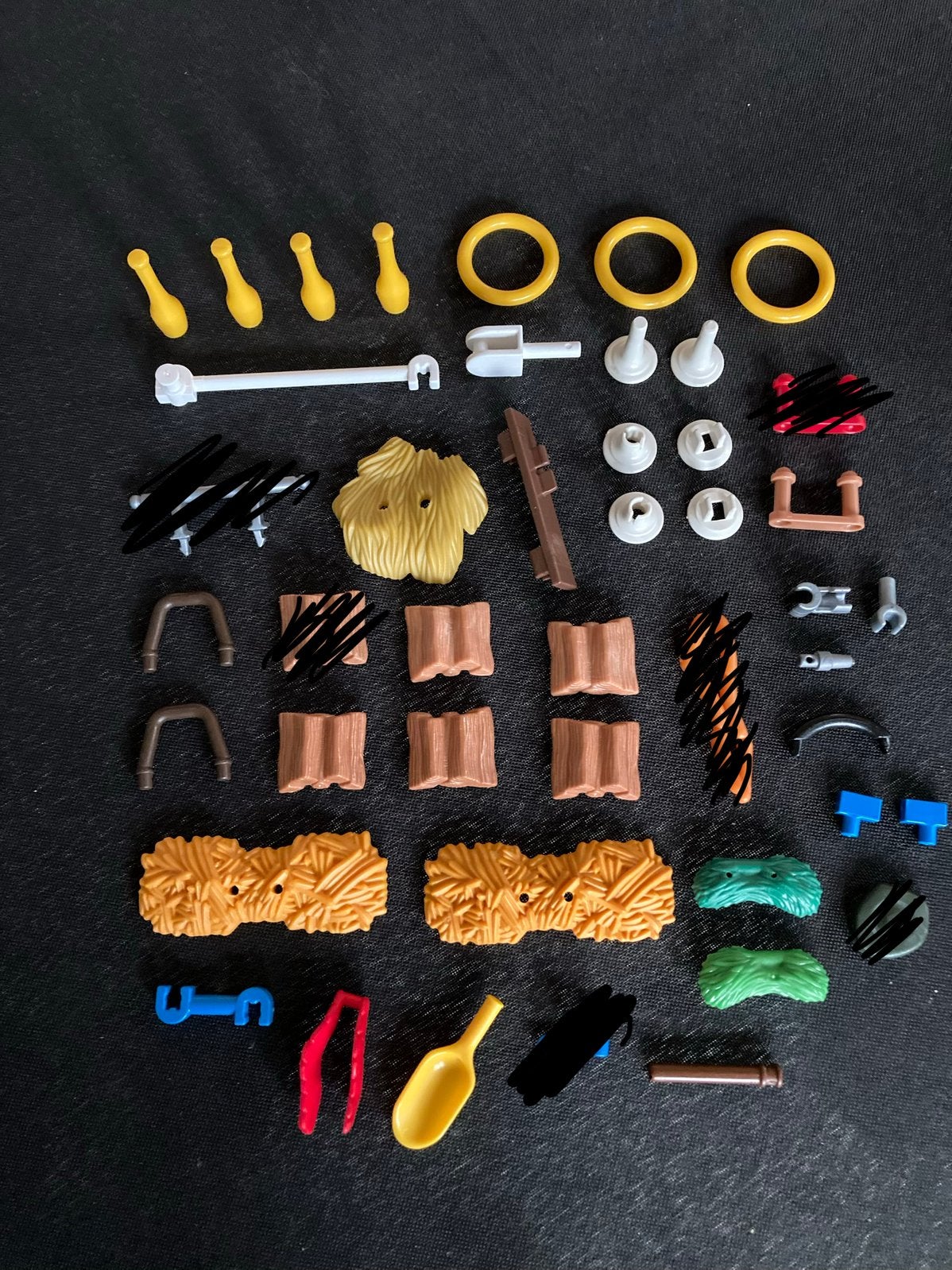 Playmobil hooi, kegel ed…, Kinderen en Baby's, Ophalen of Verzenden, Zo goed als nieuw