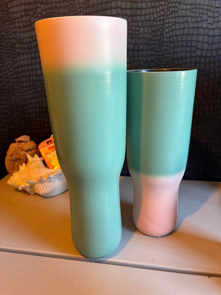 Pols Potten Sherbet Vazen - Set van 2 (Small & Large), Ophalen, Zo goed als nieuw
