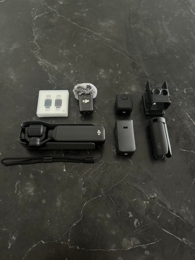 DJI Osmo Pocket 3 Creator Combo, Overige merken, Zo goed als nieuw, Full HD, Geheugenkaart