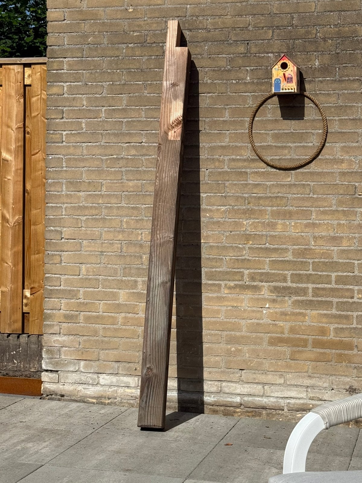 Douglas paal geschaafd 12cm - 190cm lang 2 stuks, Ophalen, Zo goed als nieuw, 250 cm of meer, Palen