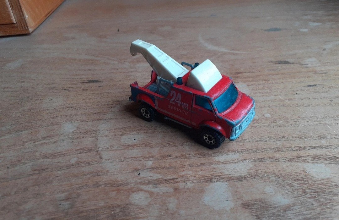 Matchbox Breakdown Van 1985, Ophalen of Verzenden, Gebruikt