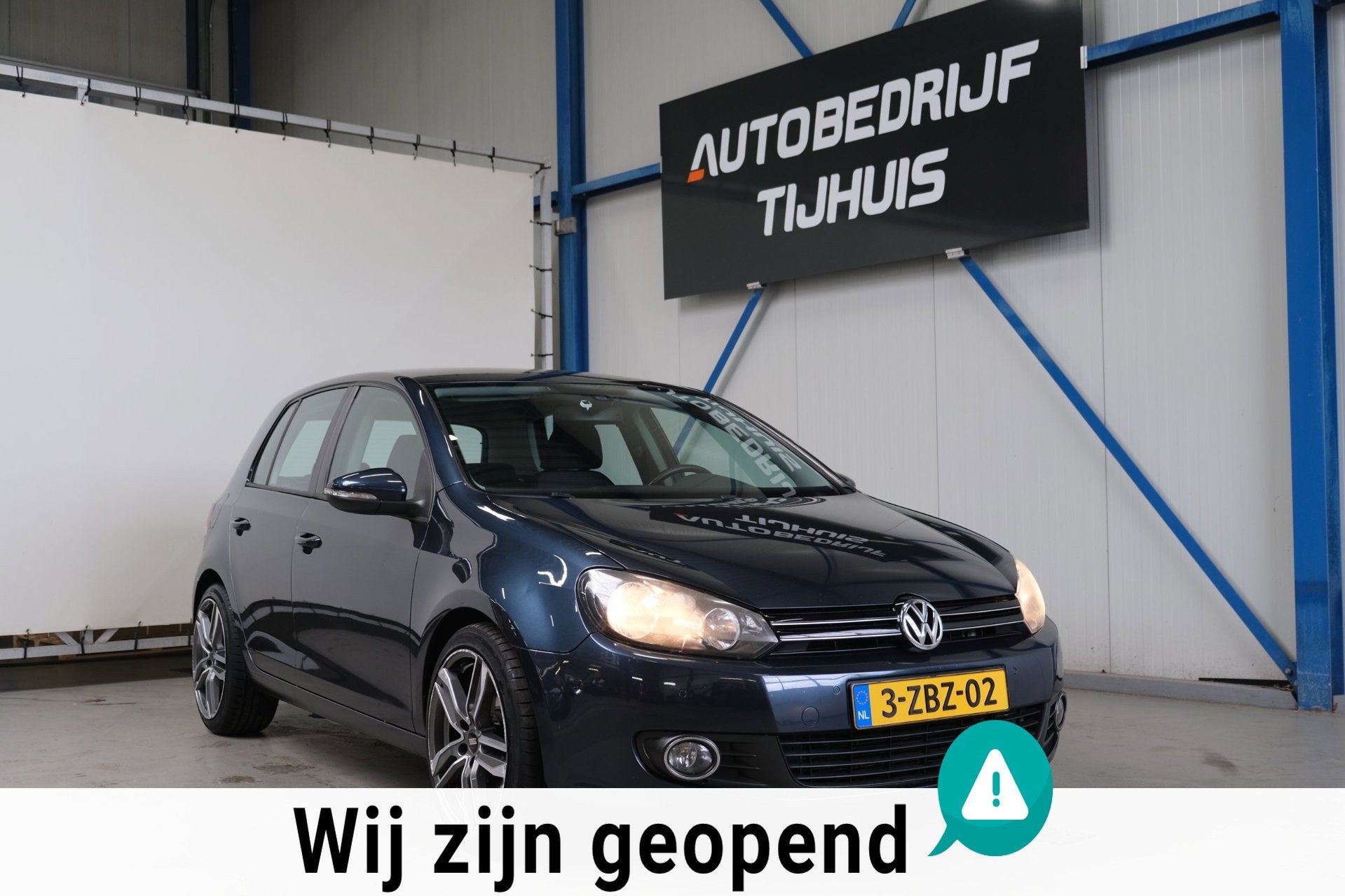 Volkswagen Golf 1.4 TSI Trendline Automaat, Auto's, Euro 5, Gebruikt, 4 cilinders, Blauw