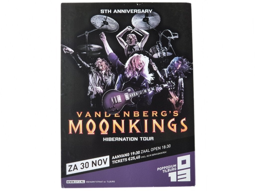 Poster Vandenberg's MoonKings - op foamboard, Ophalen, Deurposter of groter, Muziek, Rechthoekig Staand