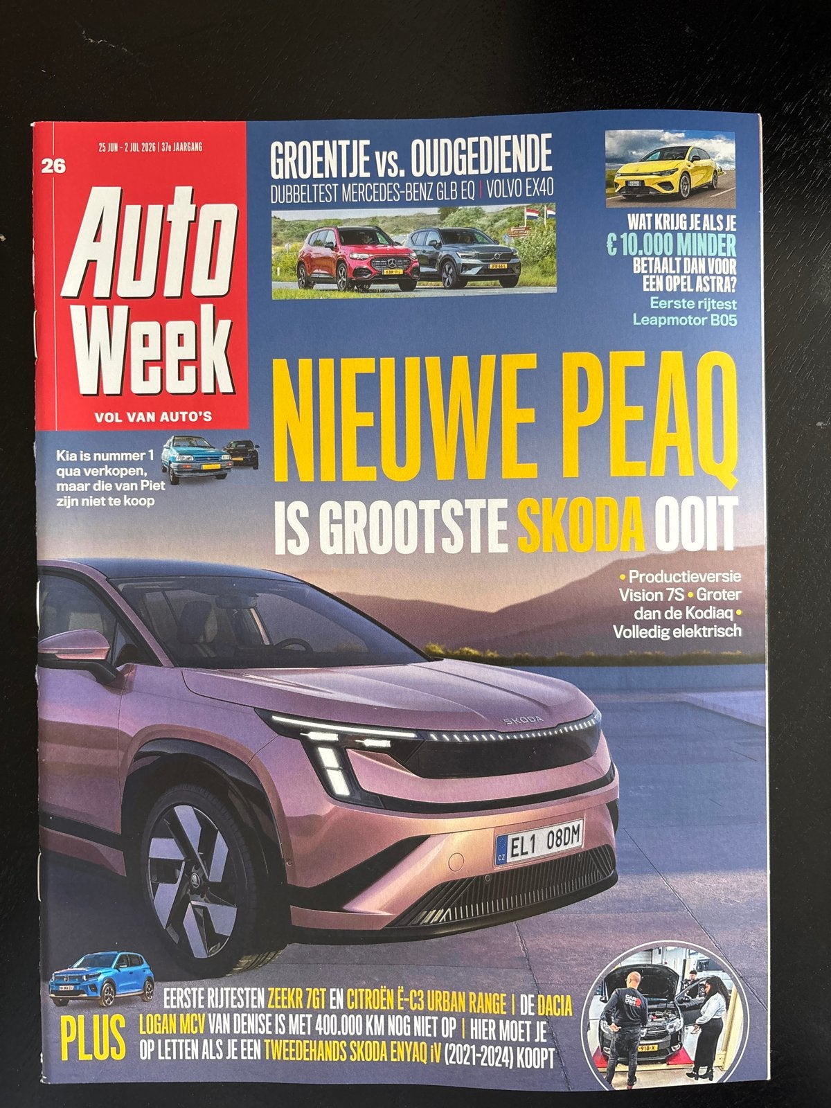 AutoWeek Magazine - Nieuwe PEAQ, Skoda, Mercedes, Volvo, Boeken, Ophalen of Verzenden, Nieuw, Overige typen