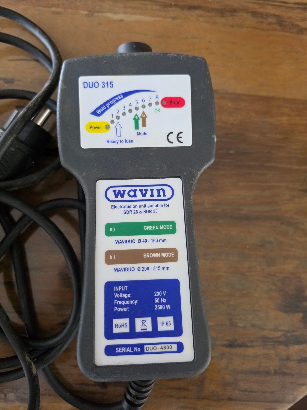 Wavin DUO 315 Elektrolasapparaat voor buizen, Ophalen of Verzenden