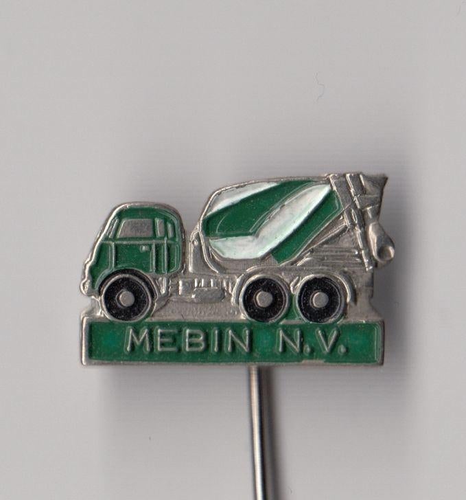 DAF Betonmixer Vrachtwagen Mebin Amsterdam speldje, Gebruikt, Niet vindbaar, Niet vindbaar, Speldje of Pin