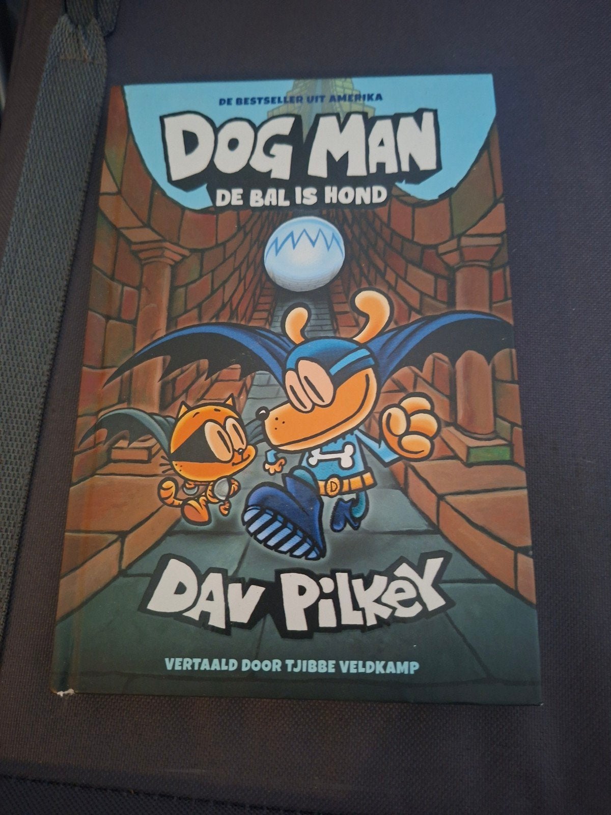 Dog Man: De Bal is Hond - Dav Pilkey (Zo goed als nieuw), Ophalen of Verzenden, Zo goed als nieuw, Dav Pilkey, Fictie algemeen