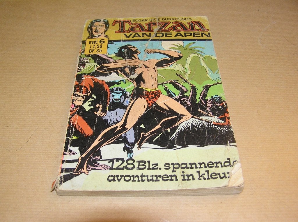 Tarzan pocket 6, Europa, Ophalen of Verzenden, Edgar Rice Burroughs, Gelezen