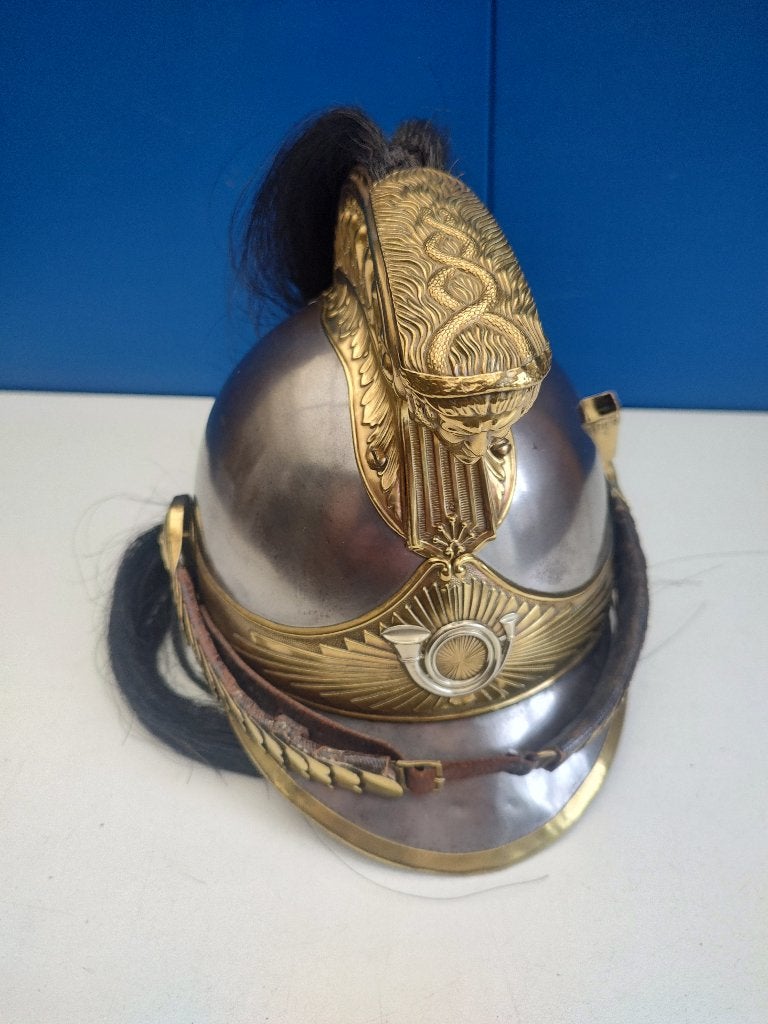 Helm # 77 - Frankrijk - Chasseur troep, Verzamelen, Verzenden, Landmacht, Overige gebieden, Helm of Baret