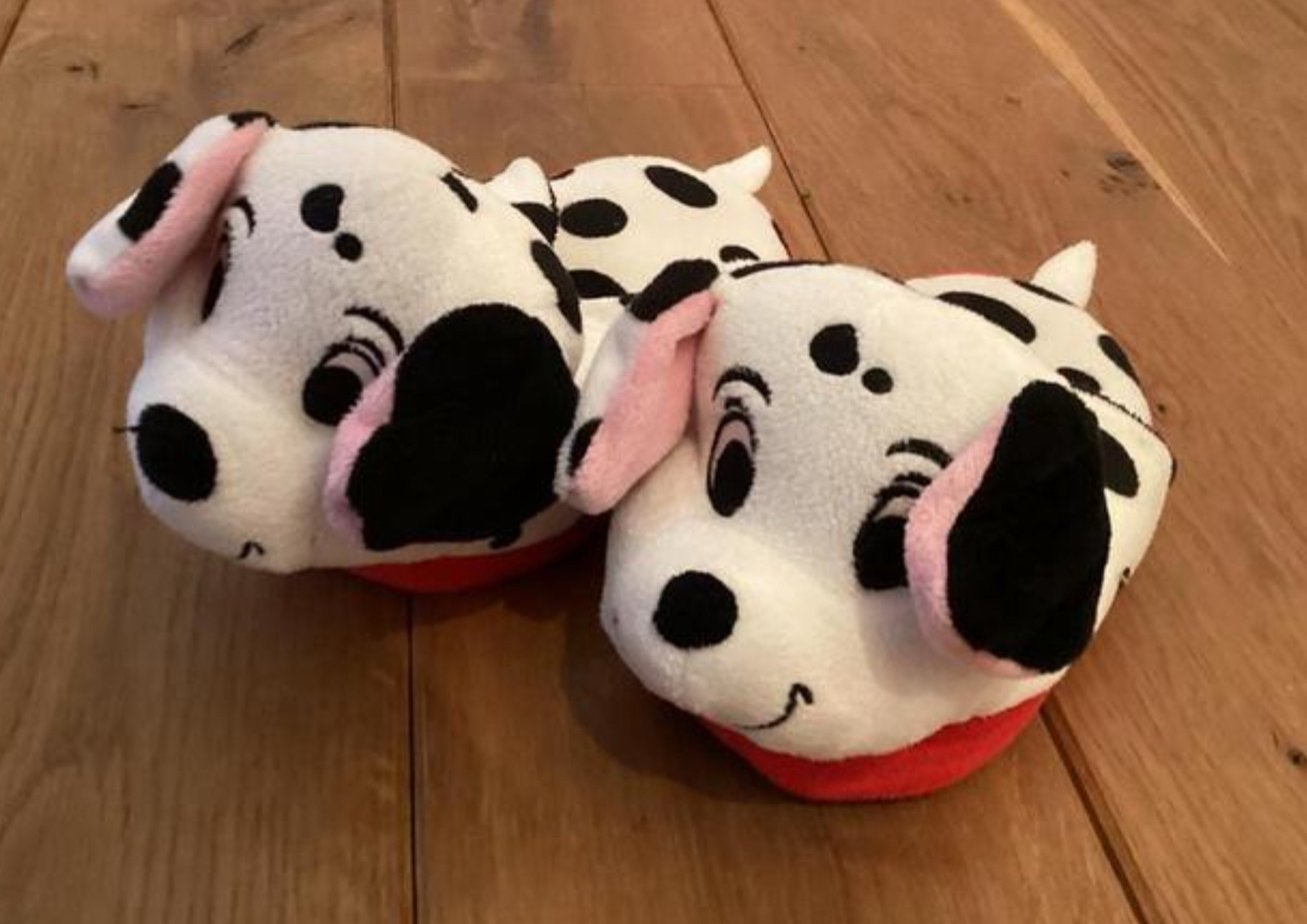 Sloffen dalmatiërs nieuwstaat maat 31-34, Ophalen of Verzenden, Zo goed als nieuw